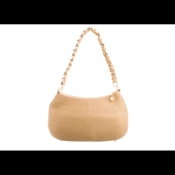 Eric Javits raffia chain link shoulder bag - Picture 4 of 14